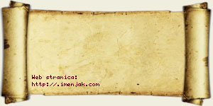 Isidor Čorbić vizit kartica